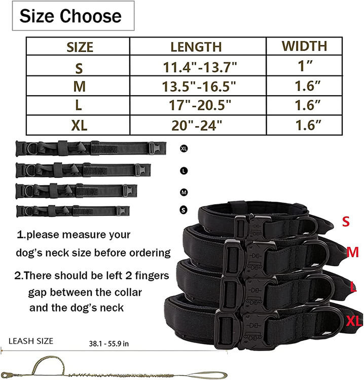 قلاده سگ نظامی دارای دسته کنترل ویژه است، می تواند به شما کمک کند سگ خود را به خوبی کنترل کنید