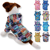 کاپیشن بارانی ضد آب سگ وگربه ، کت بارانی سگ برای توله سگ گربه خانگی کوچک (XXS: طول - 8 اینچ فلامینگو آبی)