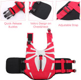 از مواد پنبه ای مروارید EPE شناور سازگار با محیط زیست استفاده می کند که شناور خوبی را تضمین می کند و سگ ها را در آب ایمن نگه می دارد