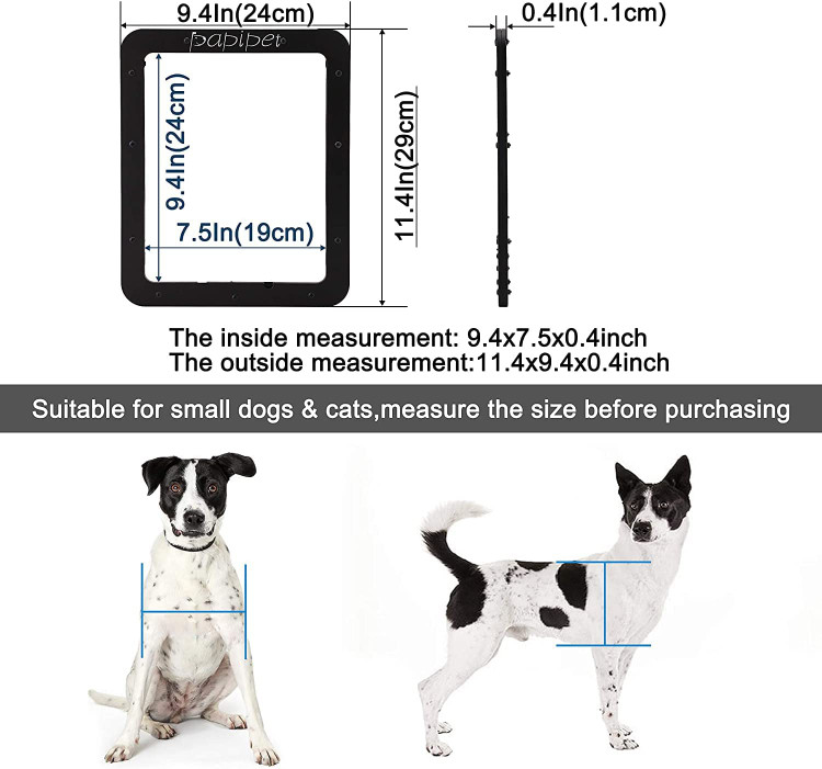 بنابراین حیوانات خانگی شما می توانند هر طور که می خواهند بیایند و بروند و از گذرگاه شخصی خود لذت ببرند.
