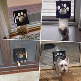 آیتم ما برای تمام درب های صفحه مناسب است و به حیوانات خانگی شما اجازه می دهد آزادانه وارد و خارج شوند.