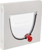 درب گربه کلاسیک قفل کننده چهار طرفه PetSafe Staywell، نصب آسان، بادوام، درب حیوان خانگی برای گربه