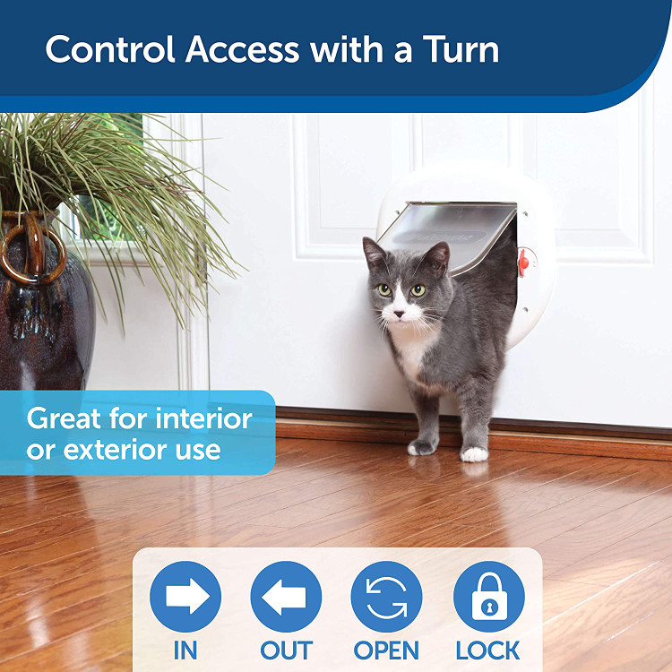 آب و هوای اطراف درب حیوان خانگی را عایق می کند، در برابر بادهای شدید مقاومت می کند و از آب و هوای سخت جلوگیری می کند