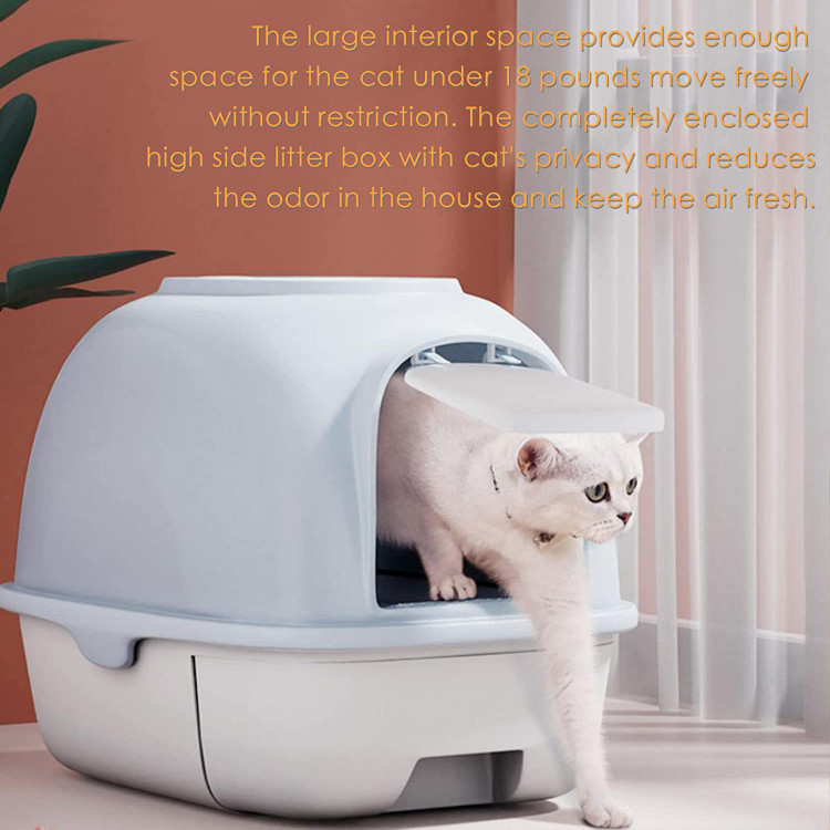 طراحی کشو بیرونکش تمیز کردن خاک گربه را بسیار آسانتر میکند