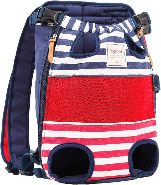 کوله پشتی حمل سگ - کوله پشتی حامل حیوانات خانگی پاها بیرون از جلو برای سگ های کوچک متوسط بزرگ