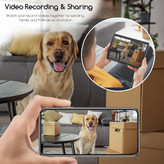 میکروفون و بلندگوی داخلی با کیفیت بالا برای صدای دو طرفه آسان و واضح. به شما این امکان را می دهد که از بازی لذت ببرید یا سگ(های) دوست داشتنی خود را با غذا یا میان وعده مورد علاقه خود پذیرایی کنید