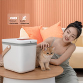 بسته به اندازه غذا مقادیر متفاوتی تا 13 لیتر غذای حیوانات خانگی را نگه می دارد. توضیحات محصول: