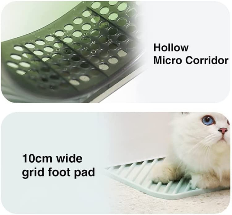 طراحی Snap-in برای شما راحت است که این جعبه خاک گربه را جدا کنید تا تمیز کنید.