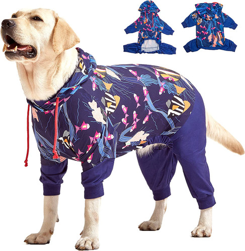 نژادهای سگ بزرگ Super Fit: لباس خواب LovinPet برای سگ بعد از جراحی که مخصوص سگهای بزرگ طراحی شده است