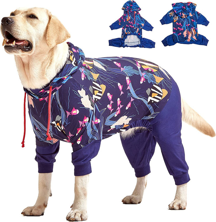 نژادهای سگ بزرگ Super Fit: لباس خواب LovinPet برای سگ بعد از جراحی که مخصوص سگهای بزرگ طراحی شده است