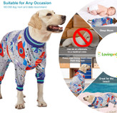 لباسهای بدن سگ برای سگهای بزرگ دارای عملکردهای محافظت در برابر آفتاب و ضد لیسیدن، کاهش ریزش مو، آرامکننده اضطراب است و باعث میشود سگهای ما در شب در تمام فصول و بسیاری از تعطیلات احساس گرما و راحتی کنند.