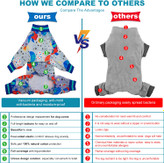 لباس خواب سگ بزرگ LovinPet سایز XXL برای انواع نژادهای سگ بزرگ مانند پیتبول/بولداگ/روتوایلر/دوبرمن/باکسر/پینچر بزرگ/لابرادور رتریور/اسپانیل آلمانی و غیره.