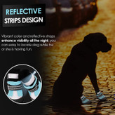 چکمه های سگ پشمی گرم AOFITEE، کفش های بارانی ضد آب سگ، چکمه های برفی سگ بازتابنده، کفش های سگ ضد لغزش در فضای باز بادوام برای لابرادور هاسکی گلدن