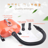 سشوار سگ با کارایی بالا برای کارکنان خانگی و حرفه ای، استفاده از موتور قدرتمند و خشک کن سرعت باد قابل تنظیم بدون پله که به سرعت روی هر حیوان خانگی خشک می شود.