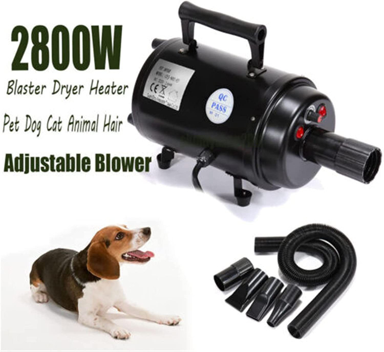سشوار 2800 واتی نظافت گربه دمنده باد گرم سکادور سشوار سریع برای خشک کن سگ کوچک متوسط بزرگ