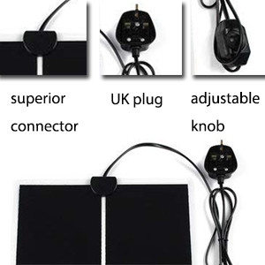تشک گرمایش خزندگان را می توان در پایین، داخل یا کناره تراریوم یا ویواریوم خود نصب کرد
