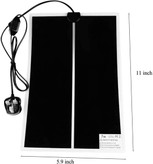 گرمایش آهسته تشک حرارتی خزندگان برای جلوگیری از گرمای بیش از حد طراحی شده است، حدود نیم ساعت طول می کشد تا دمای دقیق را در تراریوم دریافت کنید.