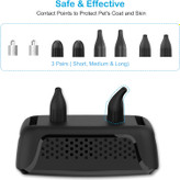 قلاده پارس ما برای سگهای کوچک متوسط بزرگ از تراشه تشخیص پارس هوشمند سگ ارتقا یافته استفاده میکند، هیچ شوک تصادفی دیگری برای سگ شما اتفاق نمیافتد