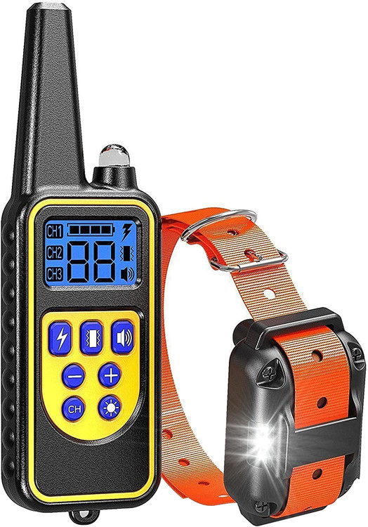 قلاده آموزش سگ با شوک الکتریکی اتوماتیک قلاده سگ قلاده حیوانات خانگی قلاده پارس قلاده سگ قلاده سگ خودکار آموزش سگ برند: