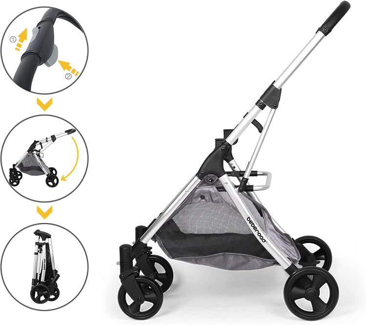 کالسکه دارای یک جا لیوانی فوقالعاده برای شما و یک جیب ذخیرهسازی کوچک در پشت است که برای غذای حیوان خانگی شما قرار میگیرد و همچنین یک سبد ذخیره اضافی در زیر کالسکه سگ برای کیف، اسباببازیها، خوراکیها و بطری های آب و غیره