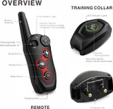 کنترل از راه دور آسان برای تغییر یا حالت ضد پارس، ایدهآل برای استفاده در فضای باز یا داخلی، کنترل از راه دور 1300 فوت دامنه.