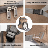 چهار چرخ قابل جدا شدن هستند. چرخها در هر جهت حرکت نورد صاف دارند.