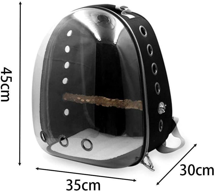 این طرح زیپ دوبار باز برای حمل پرنده به راحتی با زمان استفاده طولانی باز و بسته می شود.