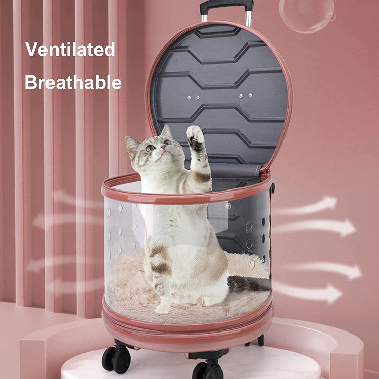 سوراخ های بزرگ هوا در اطراف حامل کوله پشتی سگ برای تهویه. علاوه بر این، دهانه فوق العاده بزرگ باعث می شود دوستان خز شما به راحتی وارد و خارج شوند.