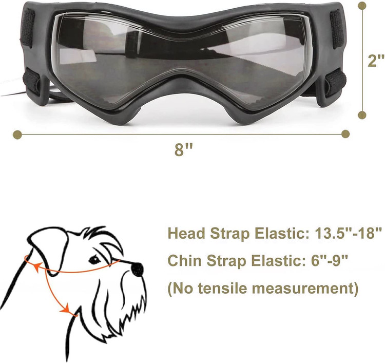 【مواد پریوم】 که از لنزهای فوق سخت، قاب نرم TPU و 2 بند الاستیک قابل تنظیم، سبک و محکم ساخته شده است.