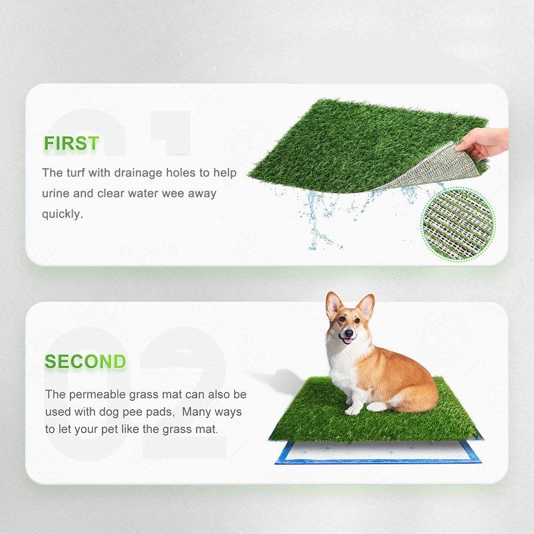 چمنهای پرورشی تولهسگ برای شرایطی که نمیتوانند سگ شما را رها کنند، مانند بیماری یا آب و هوای بد، یا برای صاحبان حیوانات خانگی که ساعتهای طولانی کار میکنند یا در آپارتمانها زندگی میکنند، عالی است.