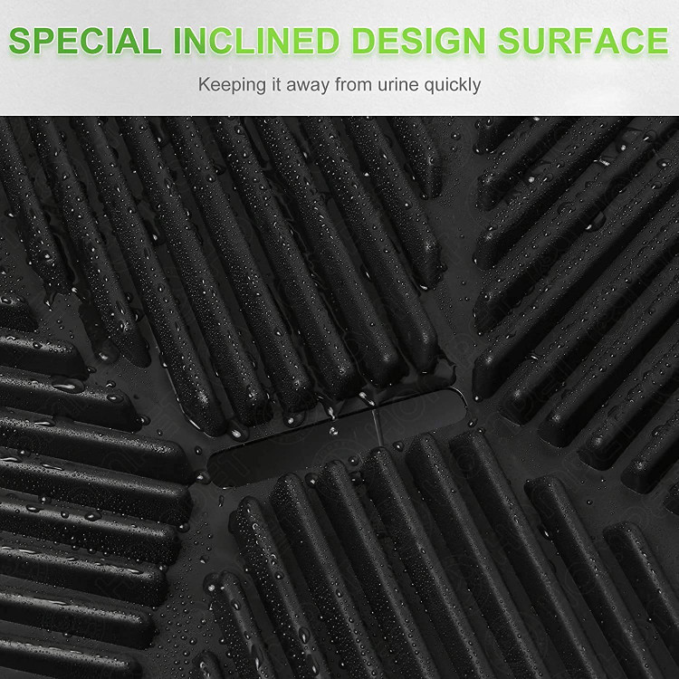 تشک چمن رویه ساخته شده از چمن مصنوعی نرم در لمس، غیر سمی و راحت برای ادرار کردن است