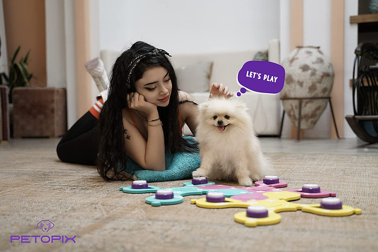 ست دکمه صحبت کردن سگ PETOPIX با پد بدون لغزش