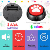 دکمه ها توسط 2 باتری قلمی کار می کنند که شامل آن نمی شود و باید خودتان را آماده کنید.