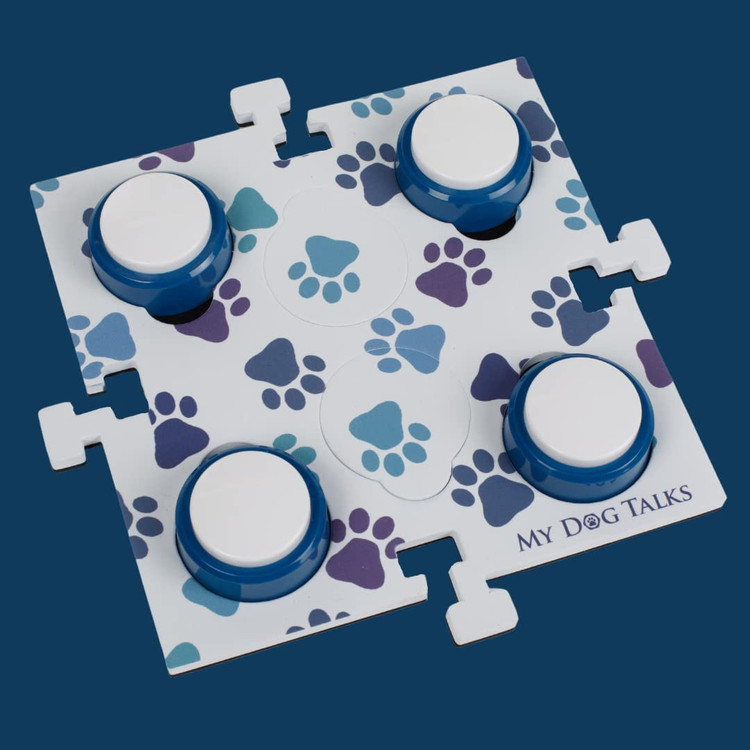 دکمههای MyDogTalks یک برند پیشرو هستند که در سراسر جهان از دگمه های سخنگوی سگ و گربه فروخته میشوند.