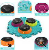 دکمه ها از مواد محکم ABS ساخته شده اند و توسط سگ ها آسیب نمی بینند.