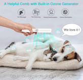 هنگام شانه زدن خز حیوانات خانگی، شانه ماساژور می تواند به سرعت اوزون O3 تولید کند و به پوست حیوان خانگی شما برسد که از هر گونه باکتری یا ویروس مضری که روی خز حیوان خانگی شما زندگی می کند دور نگه می دارد