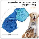 فیبر "نودل" بدن توله سگ را ماساژ می دهد و او را آماده می کند تا برای پاک کردن پنجه های گل آلود شما دم در منتظر بماند.