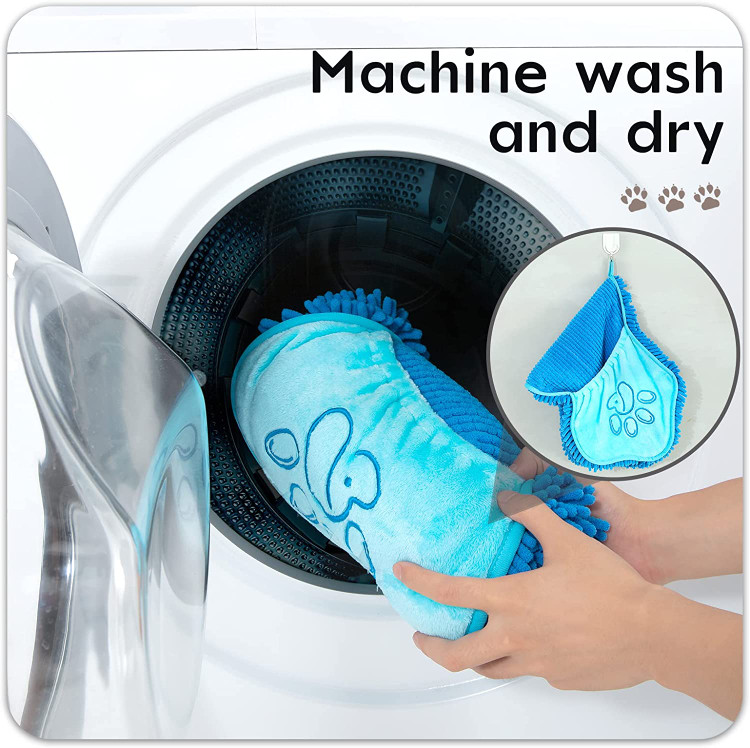 حوله کثیف شمی سگ ساخته شده از مواد شنل فوق العاده جاذب می تواند سگ شما را 8 برابر سریعتر از یک حوله نخی معمولی خشک کند