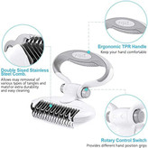 برای تشک ها و گره های سرسخت از سمت 9 دندانه شروع کنید و برای نازک شدن و ریزش با 17 دندانه پایان دهید. به نتایج سریعتر و حرفهایتر آرایش و نظافت برسید.