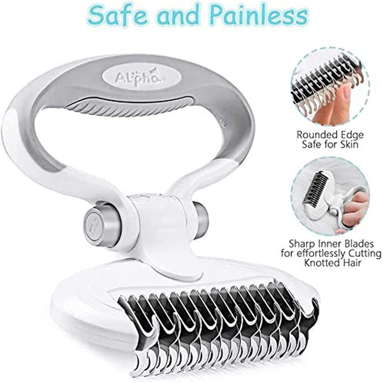 این طراحی نسبت به برسهای داسی شکل سنتی، تجربه بسیار ایمنتری را ارائه میدهد و برای حیوانات خانگی با پوست حساس توصیه میشود. برای حیوانات خانگی با پوست حساس خوب است.