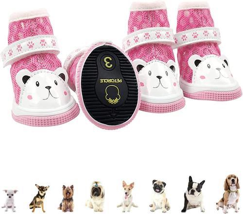 کفش های مشبک تنفسی سگ ( قابل تنظیم کفی ضد لغزش و ضد آب ) برند : CISSIYOG کد: K 807