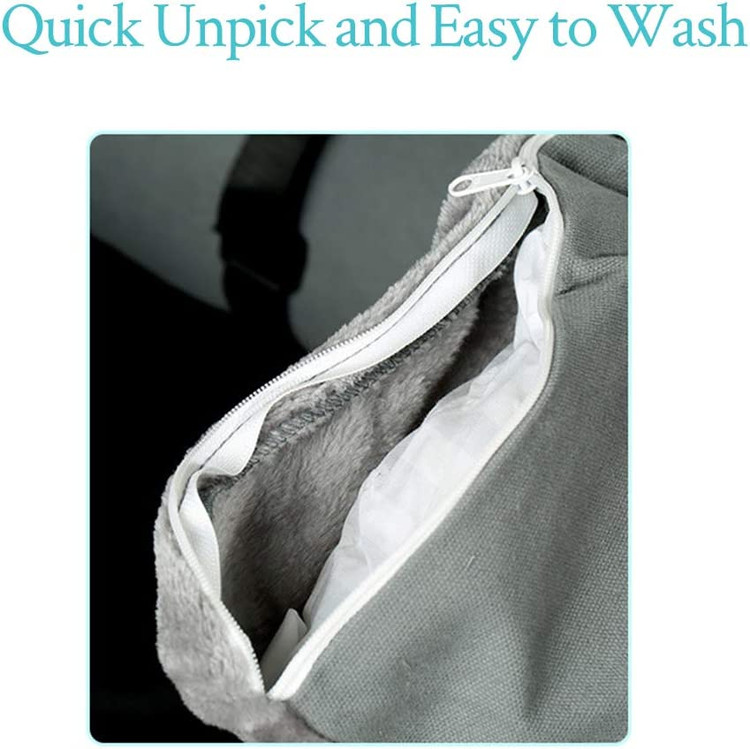 می توان آن را در صندلی جلو یا صندلی عقب خودرو بر اساس علاقه خود نصب کرد. کیسه های ذخیره سازی در دو طرف وجود دارد، می تواند نیازهای روزانه حیوان خانگی را در خود جای دهد.