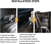 با 4 بند الاستیک، می توانید این مانع حیوان خانگی را در ماشین، ون و SUV، تقریباً همه وسایل نقلیه نصب کنید