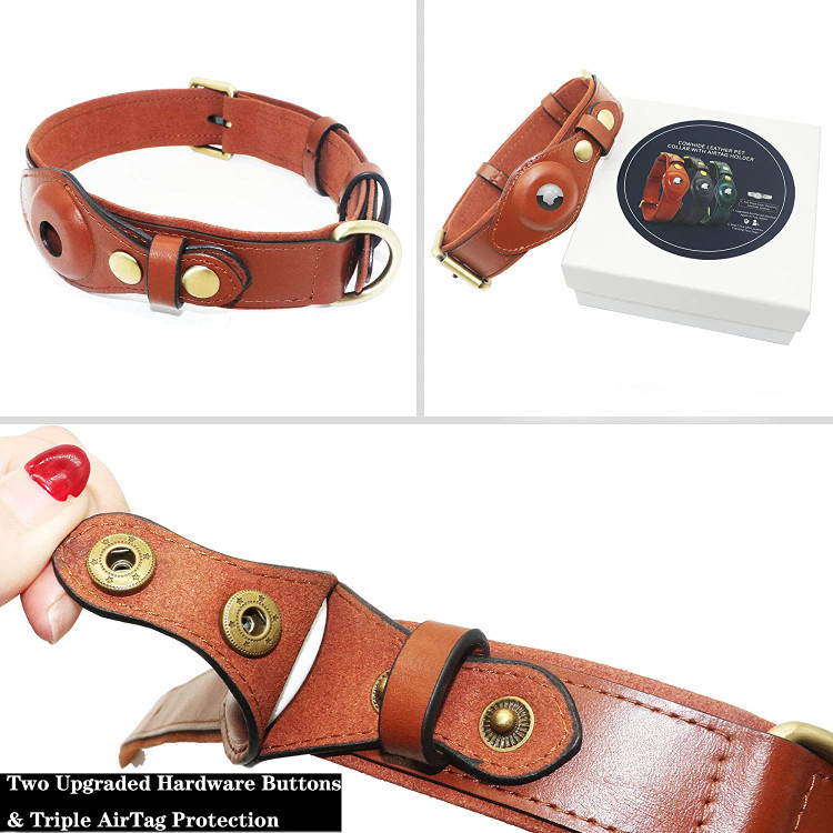 از آن قلاده های چرمی تقلبی، جیر و مواد ضعیف دوری کنید، این قلاده برچسب هوای مورد علاقه سگ است!