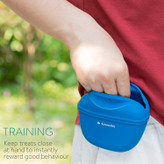 همه ما می دانیم که غذا یک انگیزه عالی است. با استفاده از این کیسه غذای توله سگ، میتوانید با استفاده از خوراکیهایی برای پاداش دادن به کار خوب او در پیادهروی، به آموزش سگ خود کمک کنید.