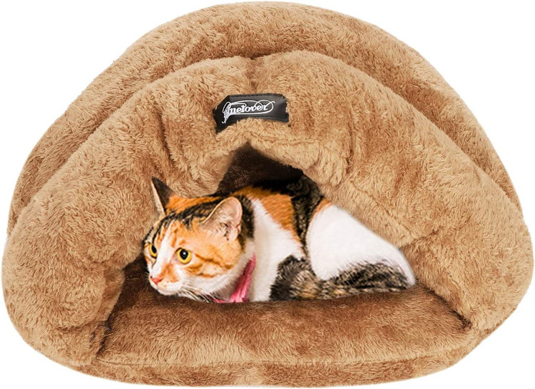 ساخته شده از یک غار در آغوش حیوانات خانگی با ساخت و ساز قوی با روکش پشمی عمیق و روکش پنبه PP که تضمین می کند طولانی تر، فوق العاده ضخیم، دنج و گرم بماند، حیوان خانگی شما دوست دارد در آن بماند.