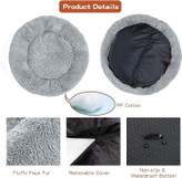 تخت خواب سگ ما با دو زیپ در پشت طراحی شده است. این طراحی متفکرانه برای تسهیل شستشو به خصوص زمانی که تخت سگ بزرگ است می باشد