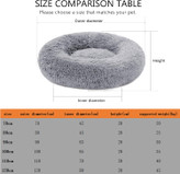 تخت آرام بخش سگ ها خود گرم کننده و دنج است. از خز مصنوعی لوکس با مخمل های کرکی ساخته شده است. سگ شما عاشق در آغوش گرفتن و در آغوش گرفتن است.