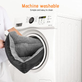 تخت سگ قابل شستشو به راحتی تمیز و مراقبت می شود، فقط آن را به طور کامل بشویید (بدون پوشش قابل جابجایی)، زباله ها و موها به راحتی تمیز می شوند، تمیز و خشک نگه داشته شوند.