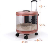 سوراخ های بزرگ هوا در اطراف حامل کوله پشتی سگ برای تهویه. علاوه بر این، دهانه فوق العاده بزرگ باعث می شود دوستان خز شما به راحتی وارد و خارج شوند.